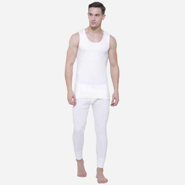 Men Antibacterial Thermal Top Round Neck Sleeveless - Bodycare
