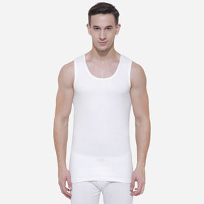 Men Antibacterial Thermal Top Round Neck Sleeveless - Bodycare