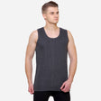 Men Antibacterial Thermal Top Round Neck Sleeveless - Bodycare