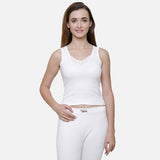 Quilt Bodycare Antibacterial Thermal Women Top Round Neck Sleeveless