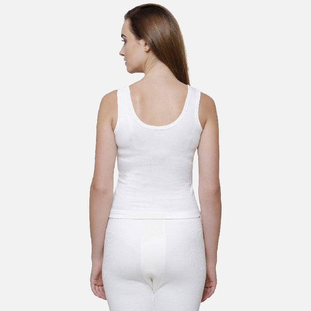 Women Antibacterial Thermal Top Round Neck Sleeveless - Bodycare