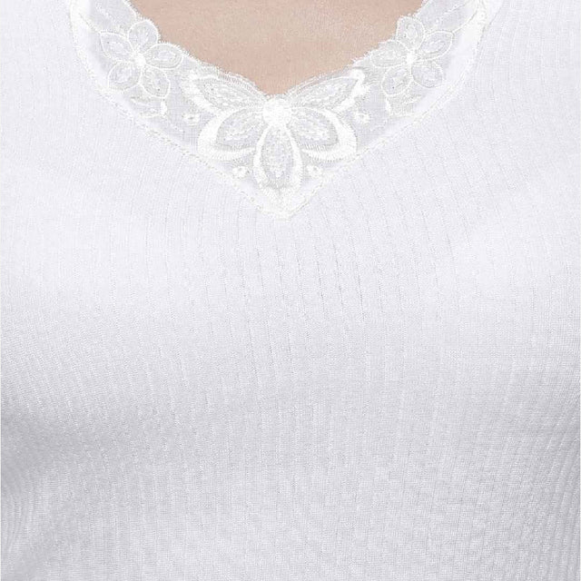 Women Antibacterial Thermal Top Round Neck Sleeveless - Bodycare