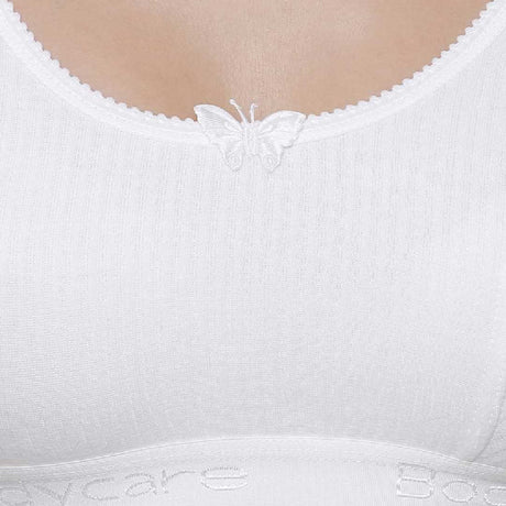 Quilt Bodycare Antibacterial Thermal Women Top Round Neck Sleeveless Solid