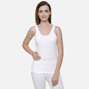Women Antibacterial Thermal Top Round Neck Sleeveless - Bodycare
