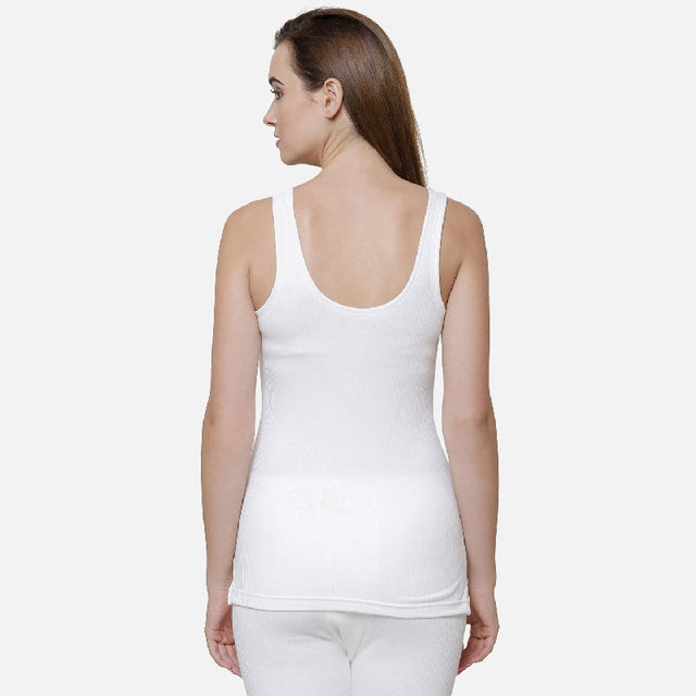 Women Antibacterial Thermal Top Round Neck Sleeveless - Bodycare