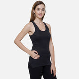 Quilt Bodycare Antibacterial Thermal Women Top Round Neck Sleeveless
