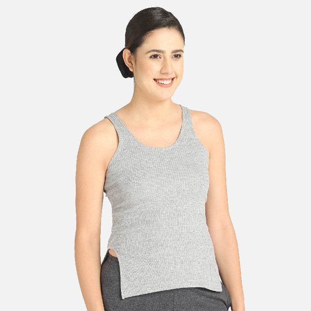 Women Antibacterial Thermal Top Round Neck Sleeveless - Bodycare