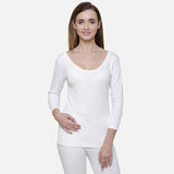 Quilt Bodycare Antibacterial Thermal Women Top Round Neck Full Sleeves