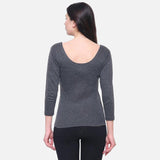 Quilt Bodycare Antibacterial Thermal Women Top Round Neck Full Sleeves