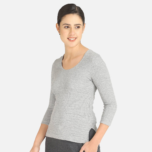 Women Thermal Top Round Neck Full Sleeves Pack of 1 - Bodycare