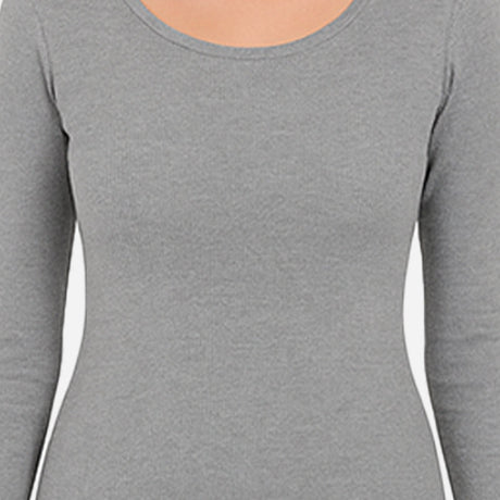 Women Thermal Top Round Neck Full Sleeves