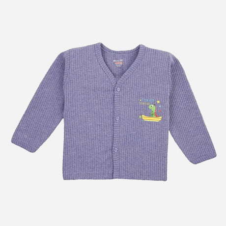 Quilt Bodycare Antibacterial Thermal Unisex Kid Top Front Open Full Sleeves Solid