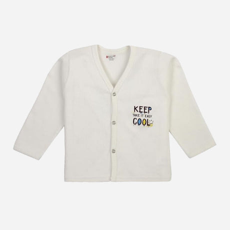 Quilt Bodycare Antibacterial Thermal Unisex Kid Top Front Open Full Sleeves Solid