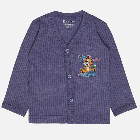 Quilt Bodycare Antibacterial Unisex Thermal Top Front Open Full Sleeves Pack Of 1