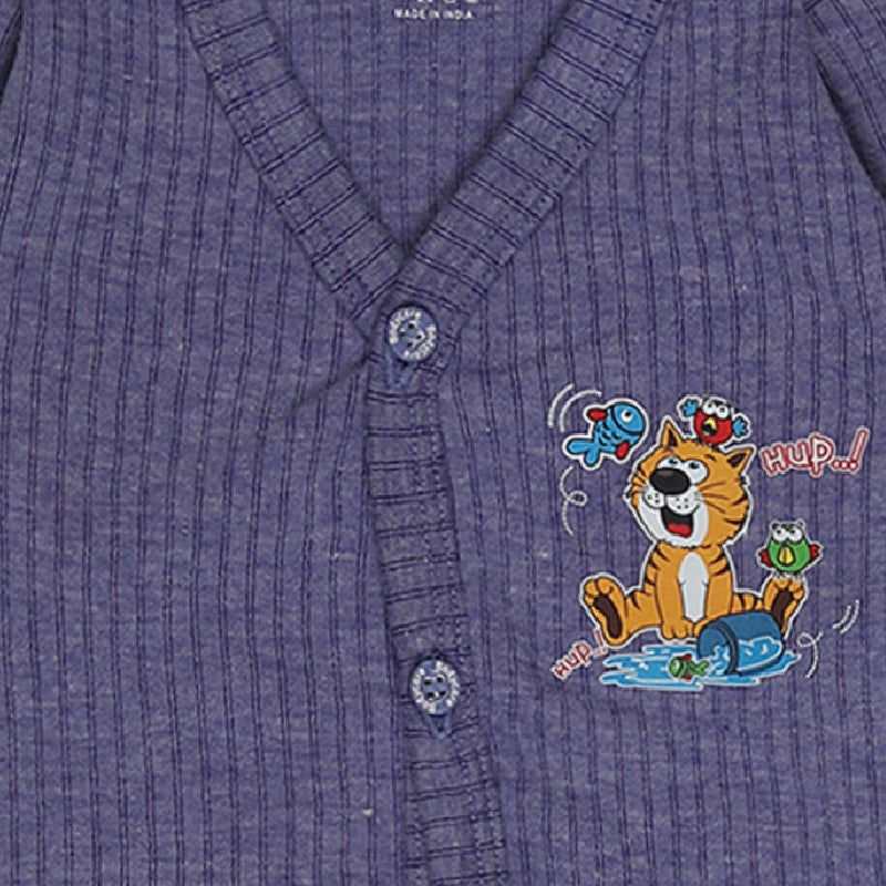 Quilt Bodycare Antibacterial Unisex Thermal Top Front Open Full Sleeves Pack Of 1