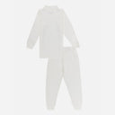 Bodycare Thermal Unisex Sets High Neck Full Sleeves Solid White