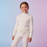 Bodycare Thermal Unisex Sets High Neck Full Sleeves Solid White