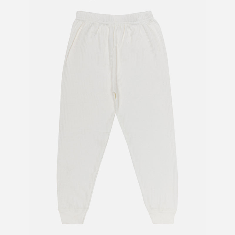 Bodycare Thermal Unisex Sets High Neck Full Sleeves Solid White