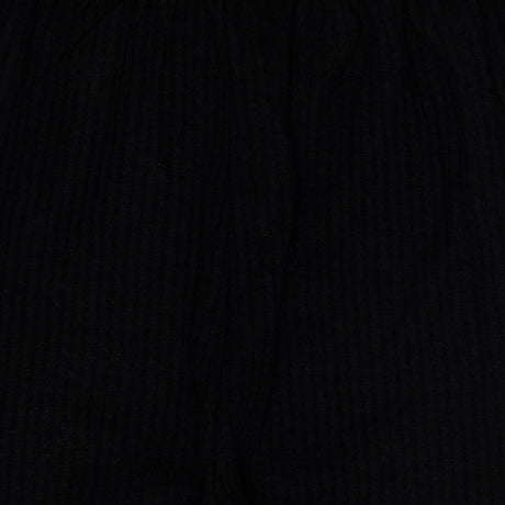 Bodycare Thermal Unisex Sets High Neck Full Sleeves Solid Black