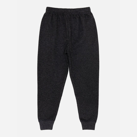 Bodycare Thermal Unisex Sets High Neck Full Sleeves Solid Charcoal Melange