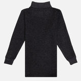 Bodycare Thermal Unisex Sets High Neck Full Sleeves Solid Charcoal Melange