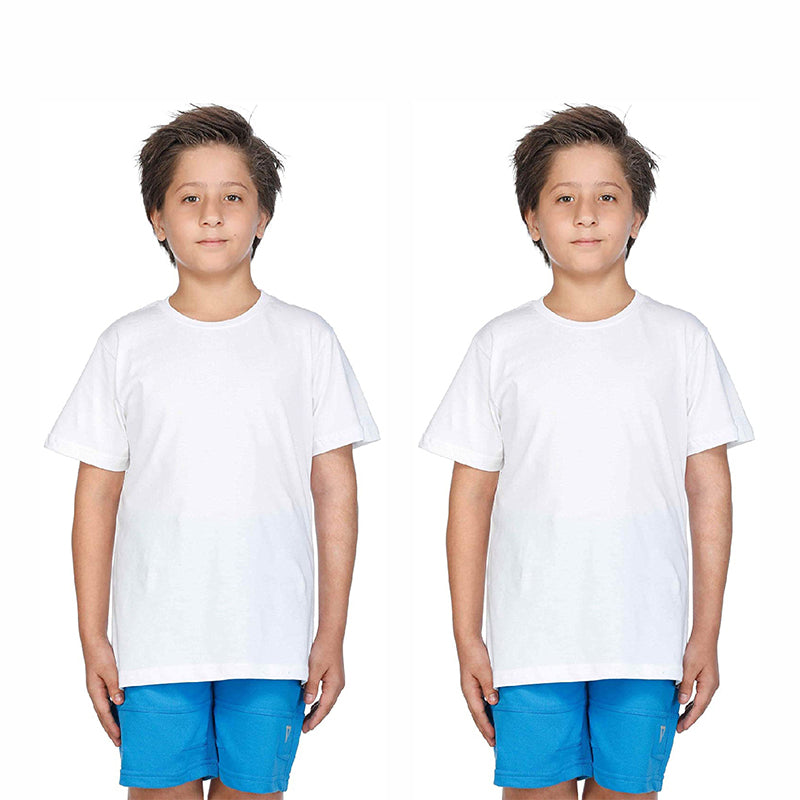 Boys T-Shirt Round Neck Half Sleeves Pack of 2 - Bodycare