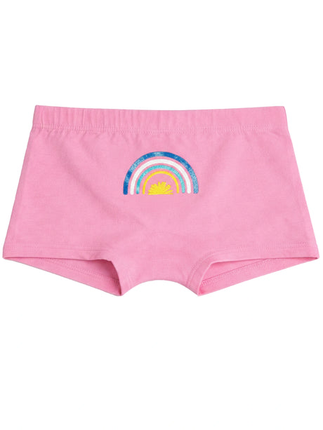 Girls 100% Cotton Boyshorts Inner Elastic Pack of 3 - Bodycare
