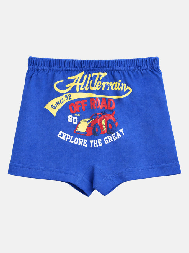 Boys 100% Cotton Trunk Inner Elastic Pack of 6 - Bodycare