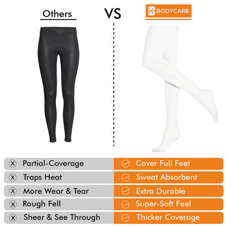 Bodycare Girls Tights - White