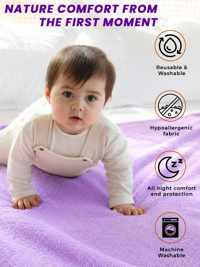 Unisex Dry Sheet for Regular Home Use, Comfortable Bedding Support and Everyday Protection Essentials - Pack of 1