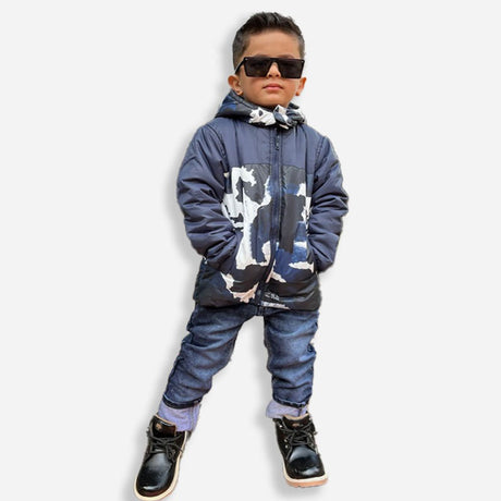 Boys Jackets Full Sleeves Hooded Pack of 1