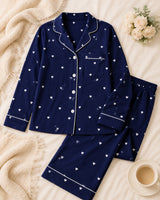 Bodycomfy Women's Night Suit - Navy