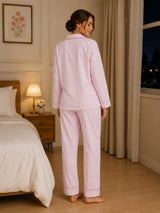 Bodycomfy Women's Polyester Night Suit - Pink