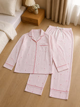 Bodycomfy Women's Polyester Night Suit - Pink