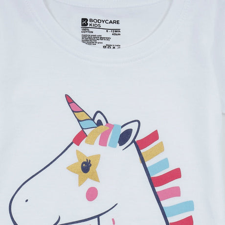 Baby Girls 100% Cotton T-Shirt