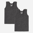 DYCA Unisex Round Neck Sleeveless Thermal Top Pack Of 2