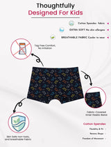 Girls Cotton Spandex Boyshorts Inner Elastic Stretch Pack of 3