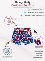 Boys 100% Cotton Trunk Inner Elastic Pack of 3