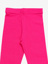 Dyca Girls Solid Leggings Pack Of 2 - Fuchsia  & Pink