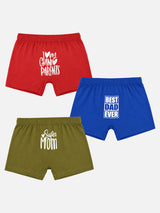 Unisex 100% Cotton Trunk with Inner Elastic for Baby Innerwear Comfort, Everyday Use and Easy Fit - Pack of 3