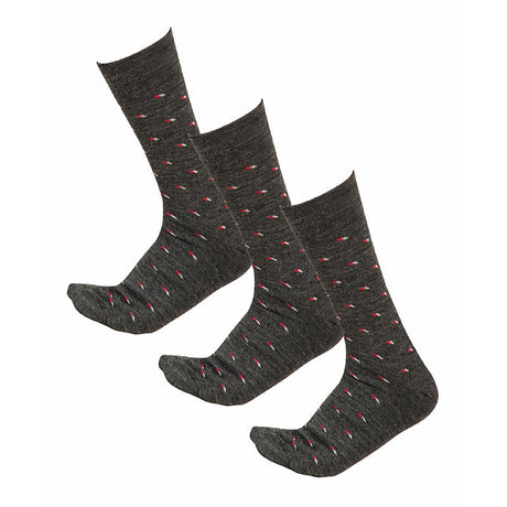 Bodycare Mens Solid Mid Calf Length Socks Pack Of 3