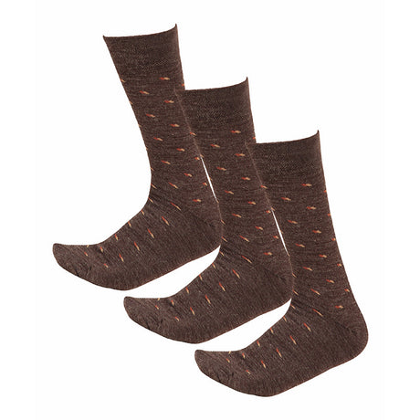 Bodycare Mens Solid Mid Calf Length Socks Pack Of 3