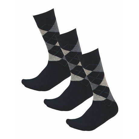 Bodycare Mens Solid Mid Calf Length Socks Pack Of 3