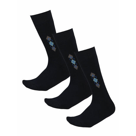 Bodycare Mens Solid Mid Calf Length Socks Pack Of 3
