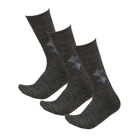 Bodycare Mens Solid Mid Calf Length Socks Pack Of 3