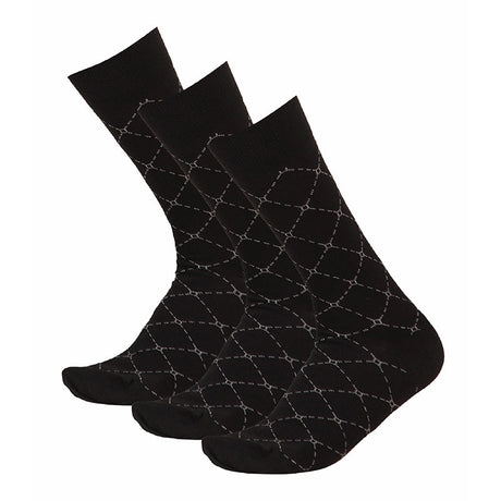 Bodycare Mens Solid Mid Calf Length Socks Pack Of 3