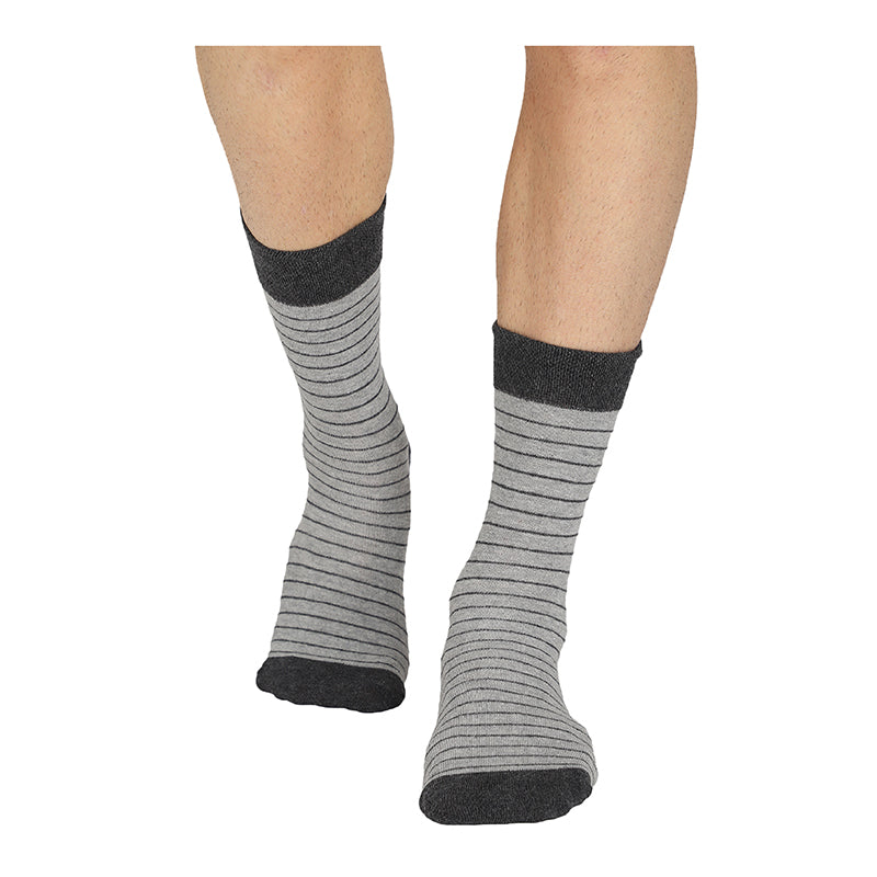 Bodycare Mens Solid Mid Calf Length Socks Pack Of 3