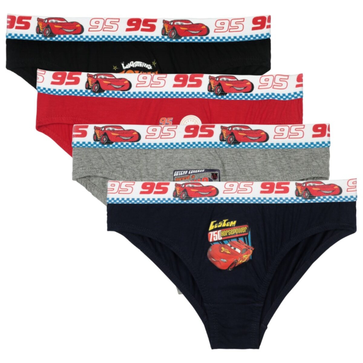 Disney cars kids underwear briefs set of 3 - lightning mcqueen