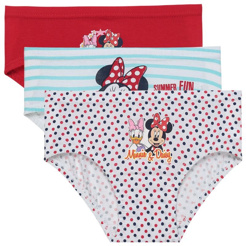 Bodycare Minnie & Friends Girls Panty Solid Pack Of 3