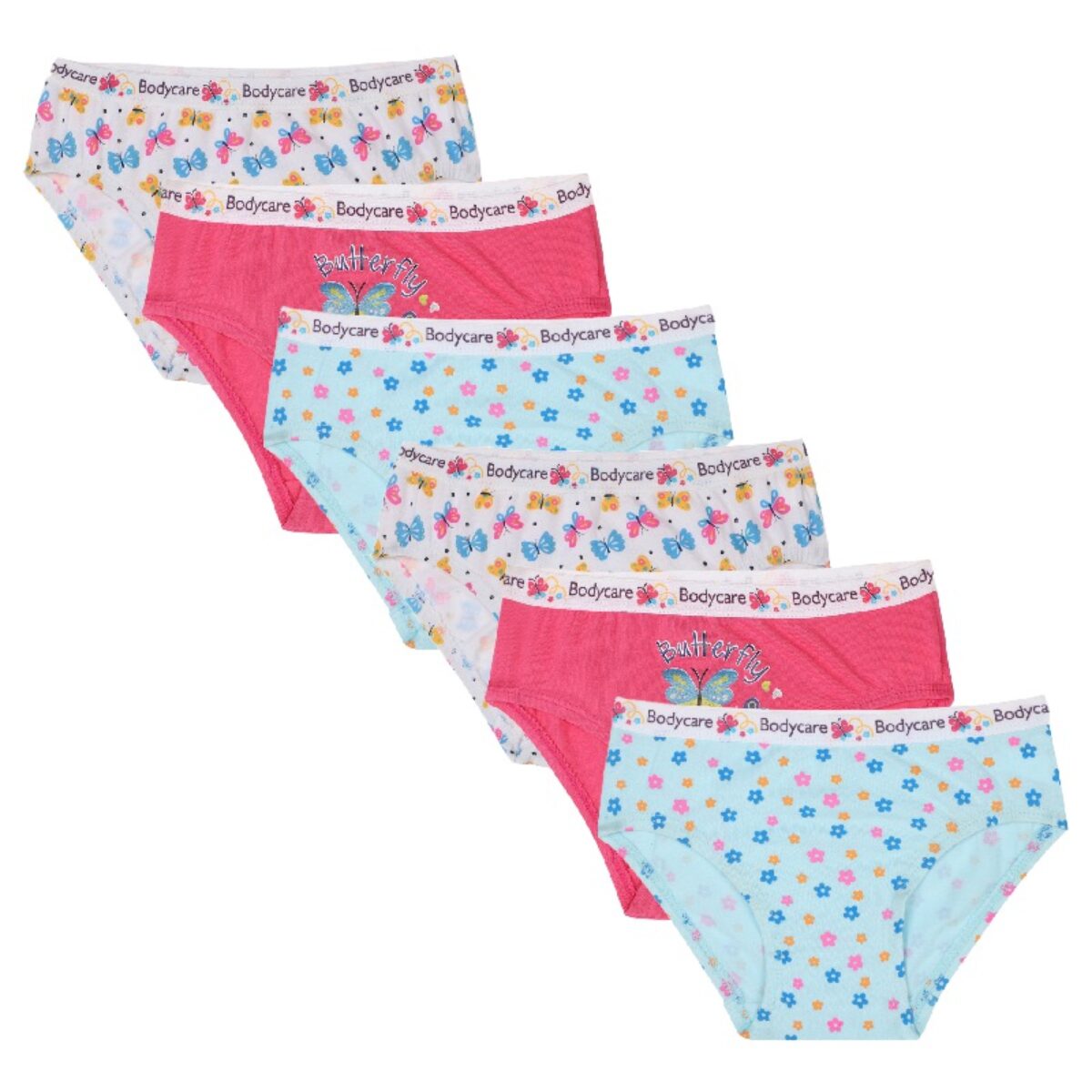 Bodycare Girls Cotton Panty Pack Of 6